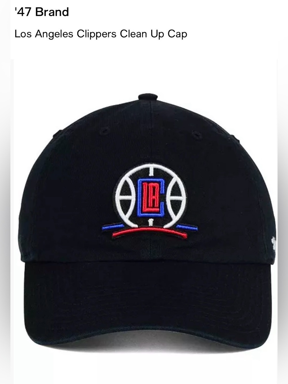 '47 Brand
Los Angeles Clippers Clean Up Cap